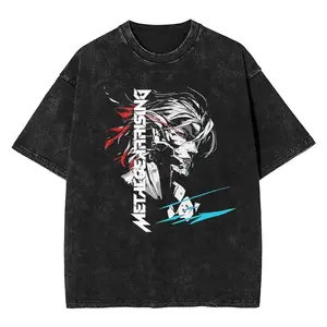 METAL GEAR SOLID RISING INVERTED T Shirts Men's    00% Cotton Fashion T-Shirts O Neck  Tee Shirt Short Sleeve Clothing Gift Idea         RUE XUT