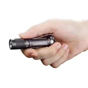 JETBeam Mini Handheld Flashlight, 480 Lumens, Aa Compatible, 14500 Edc Battery, Portable Emergency Light, Compact Design