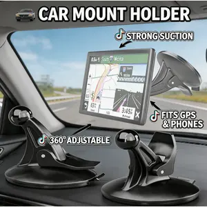 2-Pack GPS Windshield Mount for Garmin Nuvi – Strong Suction Cup Holder, Stable & Adjustable Car Navigation Stand