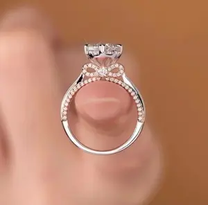 【#ZA596】(GIGI) 1CT Lab Made Gemstone Fashion jewelry Ring