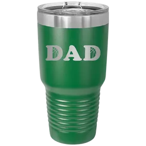 Basketball Dad 30 oz Tumbler | Green