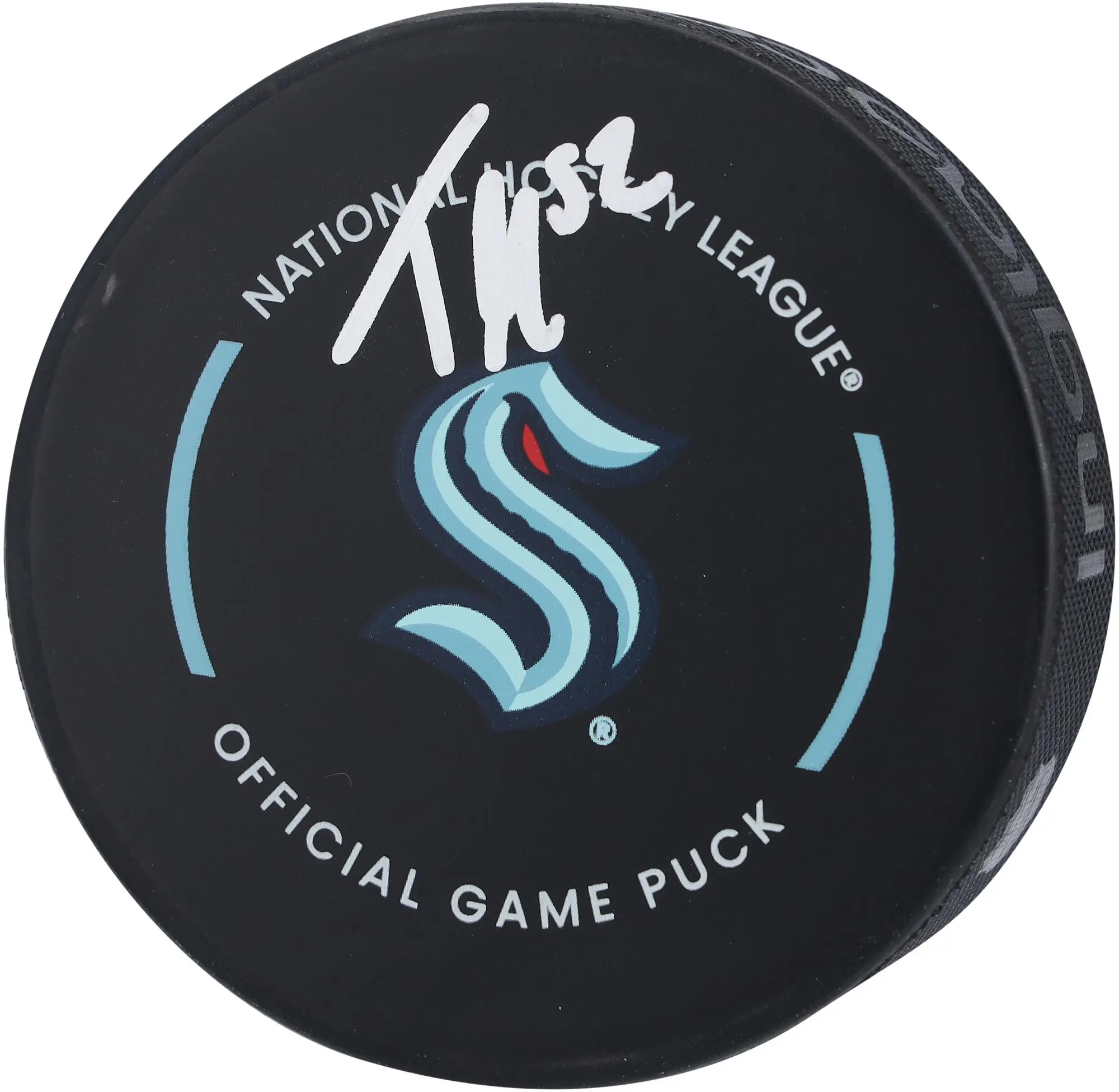 Tye Kartye Seattle Kraken Autographed Official Game Puck - Fanatics Authentic Certified