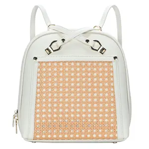 Daisy Rattan Convertible Backpack