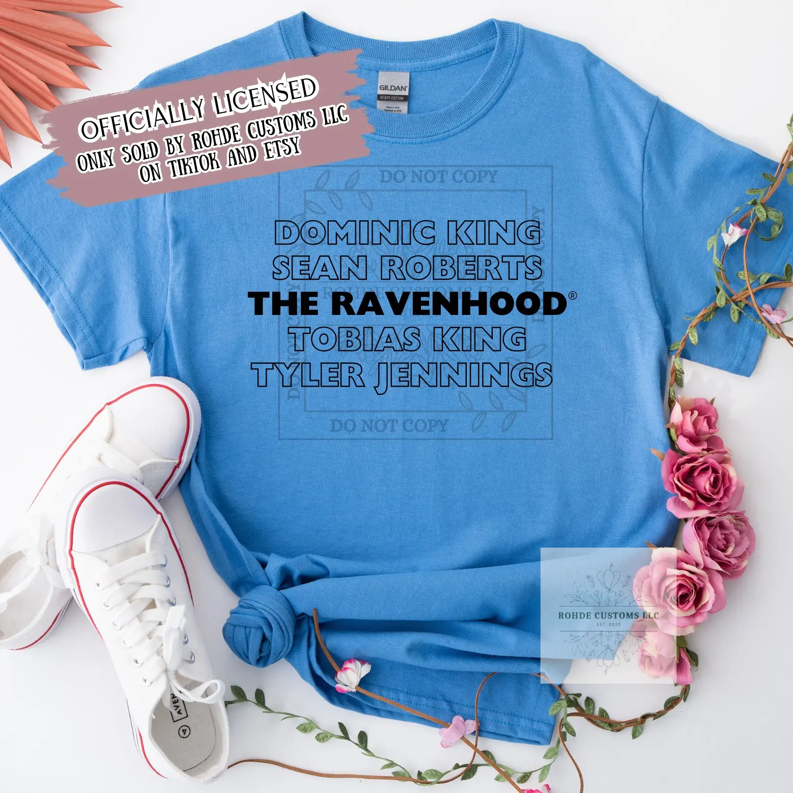 LICENSED Ravenhood Men Character T-shirt LICENSED Ravenhood Men Character T-shirt