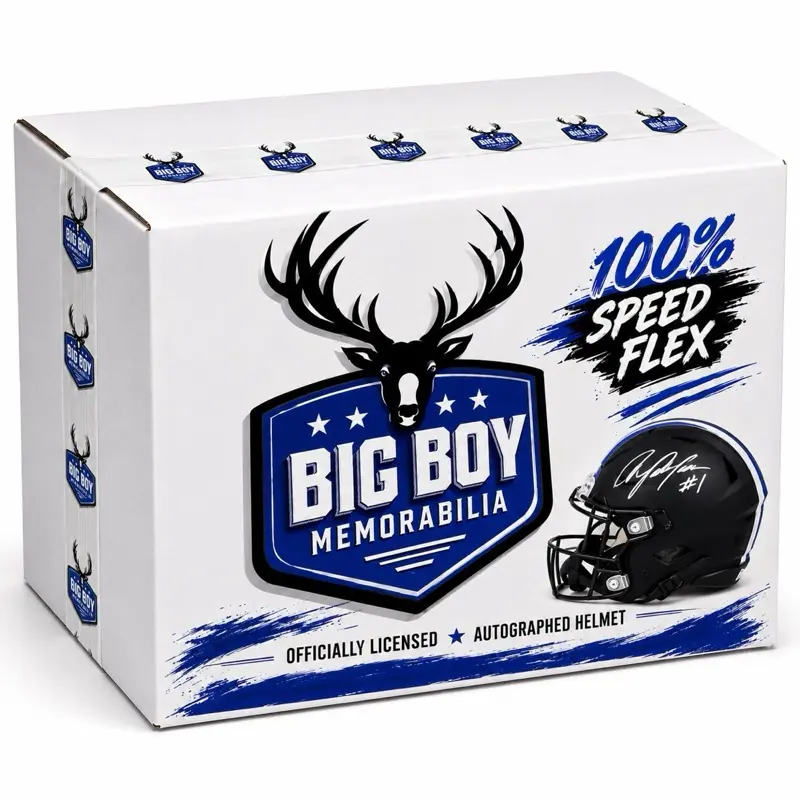 Authentic Full-Size Speedflex Helmet, Personal Dome Display for Big Boy Hall of Fame Sports Memorabilia - Ideal for Home & Office Displays, Man Caves & Fan Caves