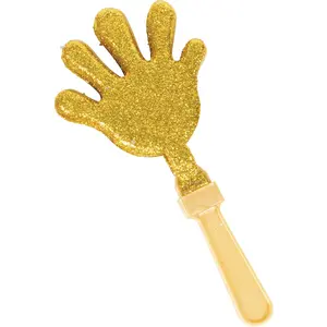 Sparkling Glitter Hand Clapper Noisemakers - 12 Pack for New Year's Eve