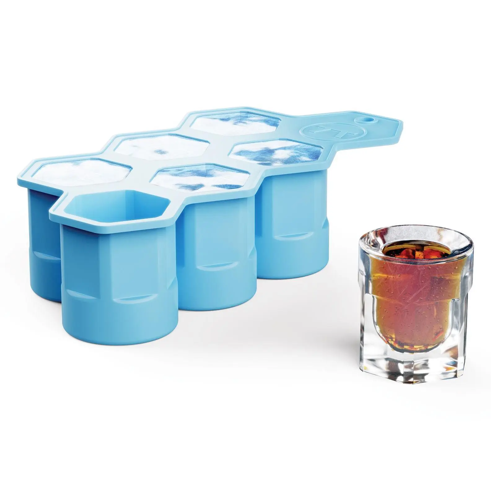 Outset Hexagon Ice Shot Mold