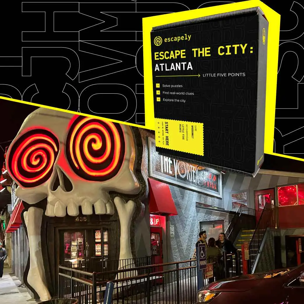 Outdoor Escape Room - Atlanta - Little Five Points - Find Clues & Solve Puzzles - Escapely