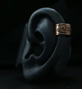 Sinuous Copper Ear Cuff