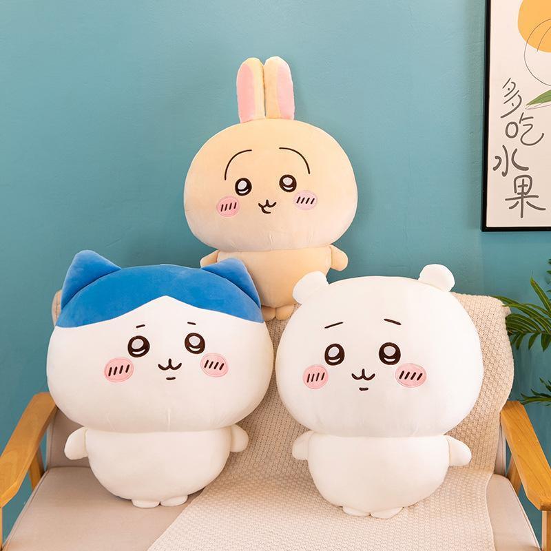 Chiikawa Hachiware Usagi Plush Toy 11.8in/250g Cute Simulation Chiikawa Hachiware Usagi Stuffed Toy Soft Animals Decoration Toy for Home Sofa Bed Pets Plush Toys Posh Plush Bedroom Decor Gift