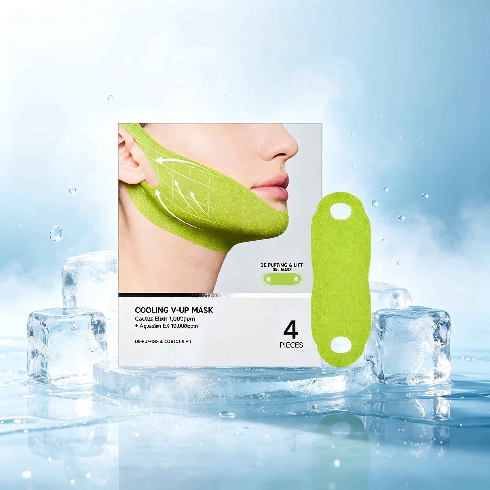Facial Care Patch Gentle Facial And Cheek Skin Daily Patch That Fits The Outline Naturally, Thin And Comfortable, Convenient For Care