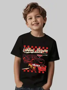 Car 95 Print Short Sleeve Tshirt Cartoon Car Unisex Adult and Youth T-Shirt Gildan 5000 Cotton Graphic Tee