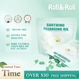 Roll&Roll Natural Botanical Makeup Remover Oil Waterproof - Suitable for all skin types, sensitive skin, nourishing and gentle，Deep cleansing