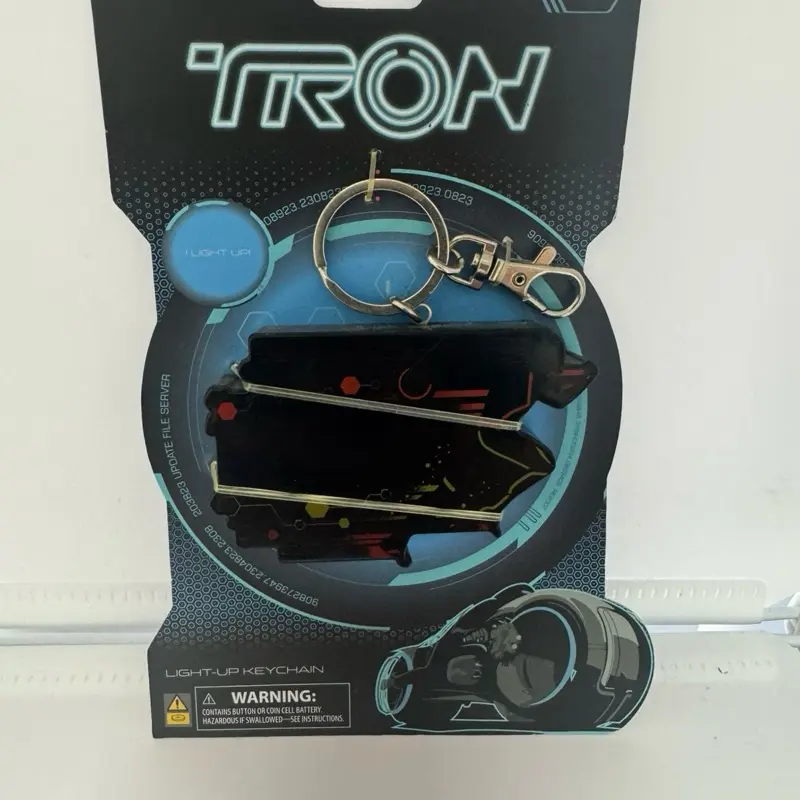 TRON Light-Up Collectible Keychain – New in Package