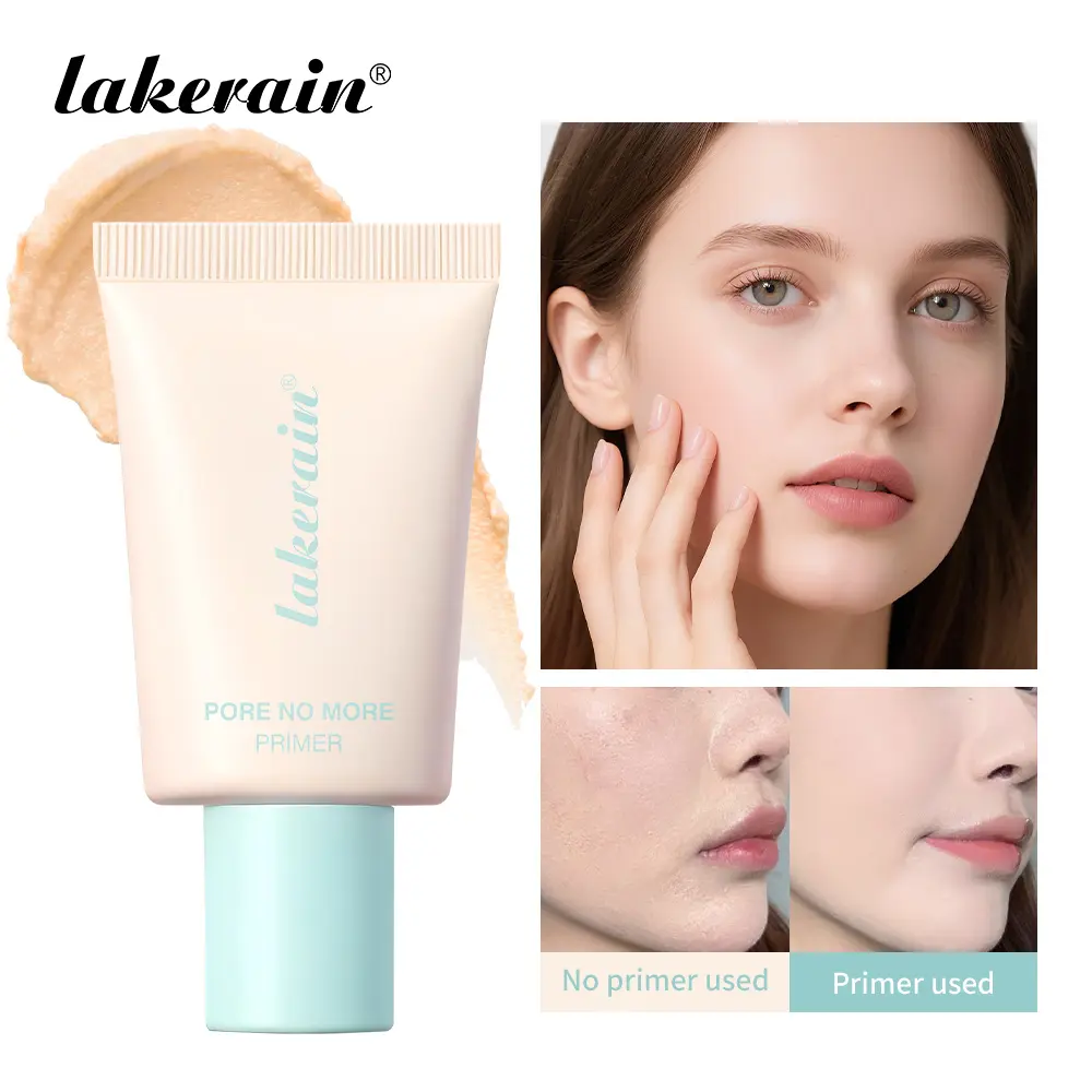 Lakerain Matte Pore Minimizing Primer, Oil Control & Poreless Facial Primer, Blurring Skin Makeup Base Cream, Lightweight Mousse Texture for Smooth, Flawless, Matte Makeup Finish & Long-Lasting Makeup, 30ml /1.01fl.oz.