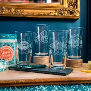 Tropical Reef Fish Glasses