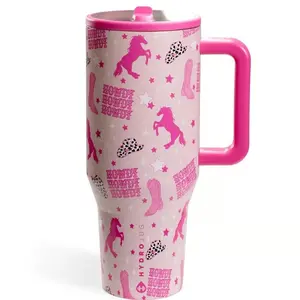 HydroJug Traveler | 32/40oz Insulated Tumbler with Handle & Straw for All-Day Hydration