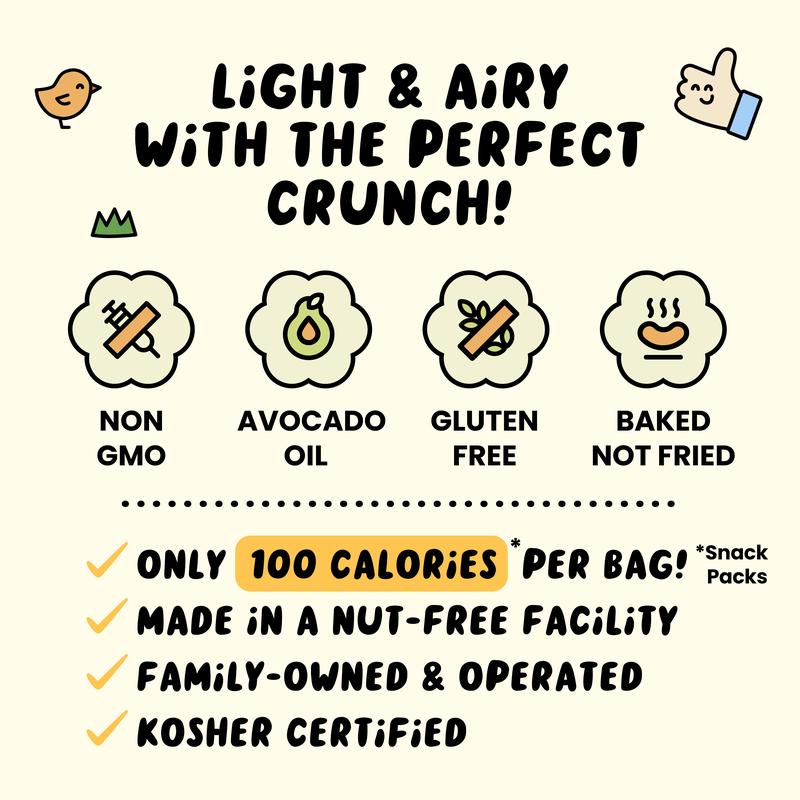 CauliPuffs Honey BBQ Big Bundle - 4 Large Bags + 4 Small Bags