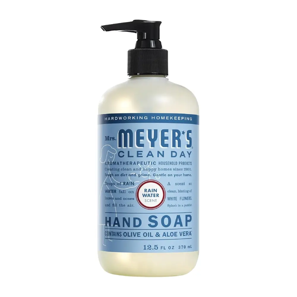 Mrs. Meyer's Clean Day Hand Soap Limited Edition Scent, Rain Water, 12.5 Oz. Non Greasy Scented