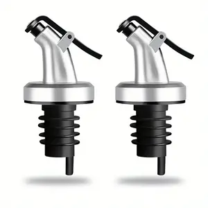 [Leakproof Spouts & Stopper] 2pcs/4pcs/5pcs/6pcs/7pcs/8pcs/10pcs Leakproof Olive Oil Spouts and Vinegar Bottle Stopper Dispenser for Salad Dressing and Cooking, Kitchen Accessories