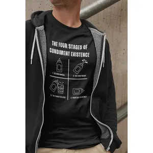 The Condiment Life Cycle: A Tragicomic Tee
