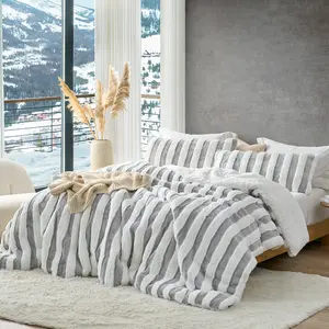 Chunky Bunny Freezin Waters - Coma Inducer Oversized Comforter Set - Farmhouse Gray