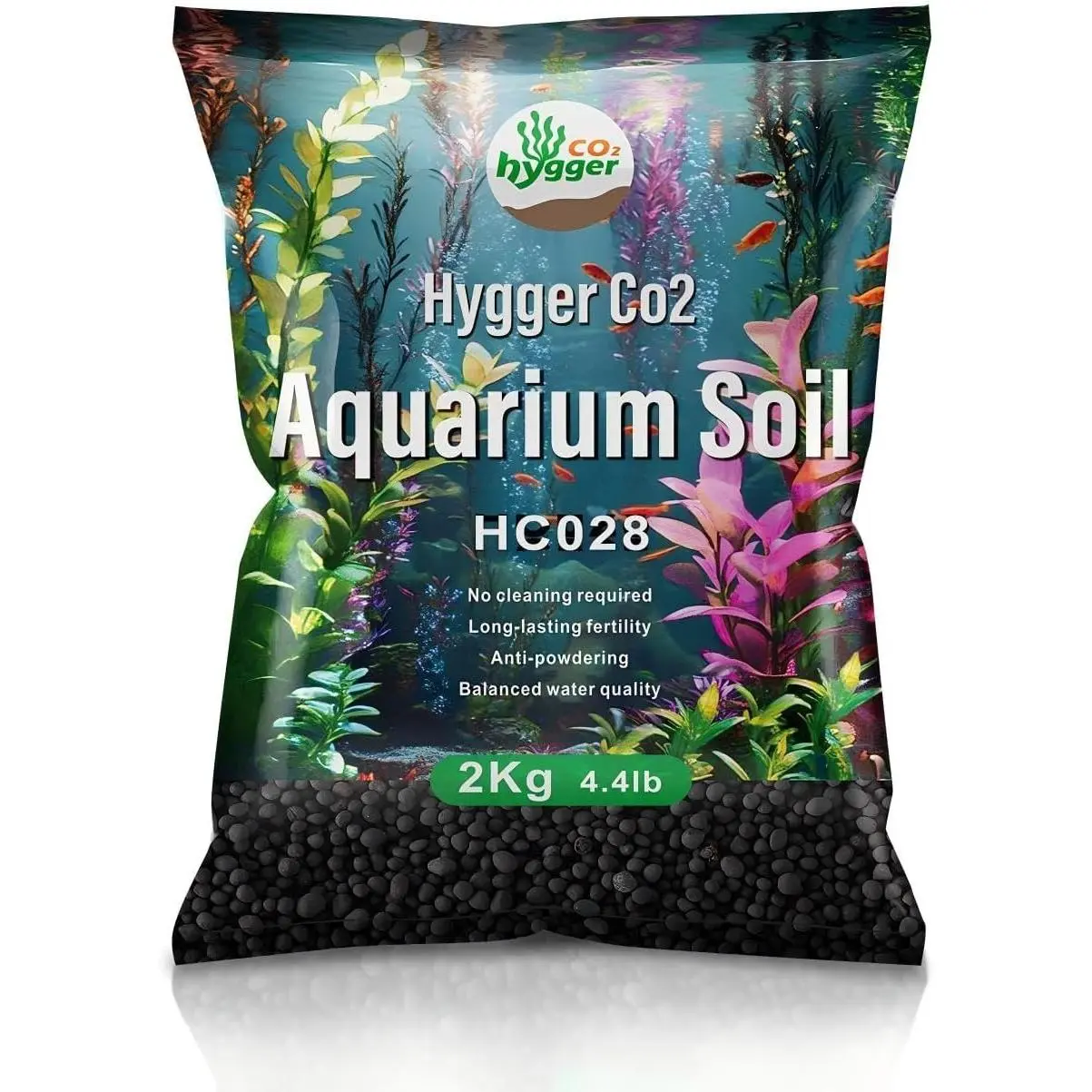 Upgraded Aquarium Soil Water Grass Mud, Ideal for Fish Tank Aquascaping Aquarium Substrate Soil for Plants and Shrimps, No Need to Wash (4.4 Pounds)