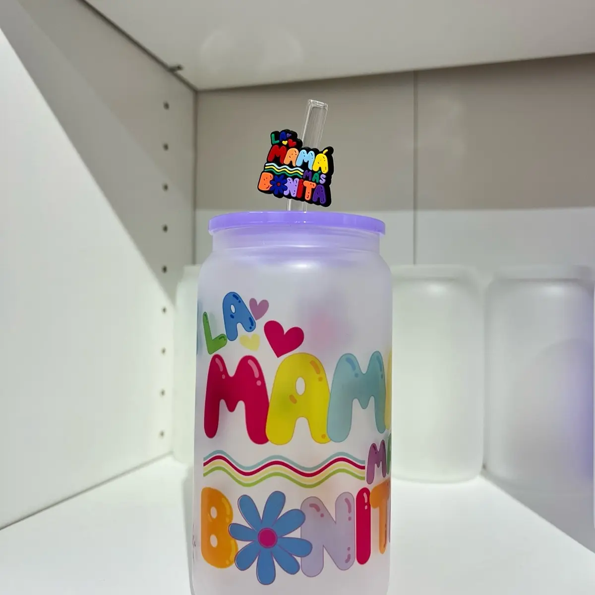 16oz glass cup for mother day 16oz glass cup for mother day