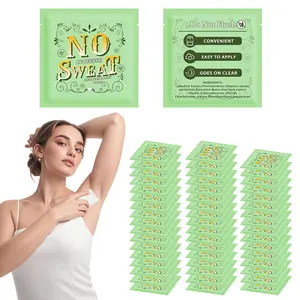 BUAEL 50 pieces of antiperspirant deodorant wipes and body wipes individually wrap underarm underarm sweating Cucumber and travel to clean skin for female male teenagers
