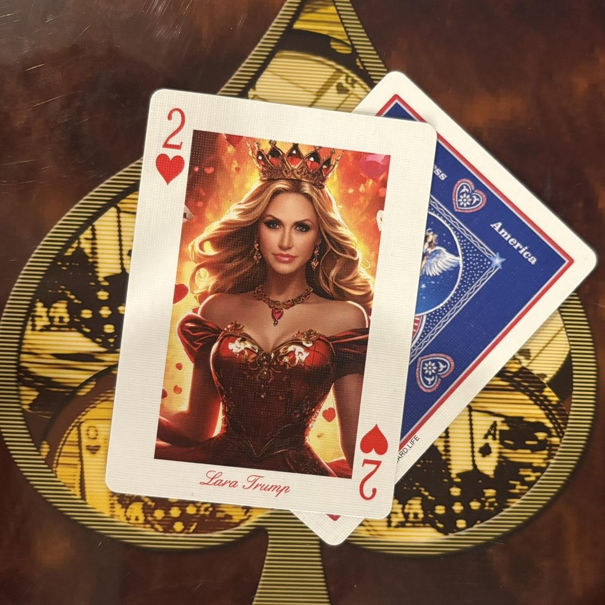 MAGA Patriot Tribute Professional Poker Deck - High-Quality Poker Cards with Custom Design