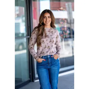 Vintage Floral Sweater