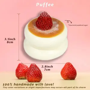 Soufflé Food-grade Silicone Taba Squishy, Handmade Creamy Soft Squeeze Toy, Office Class Stress Relief, Christmas Easter Gift