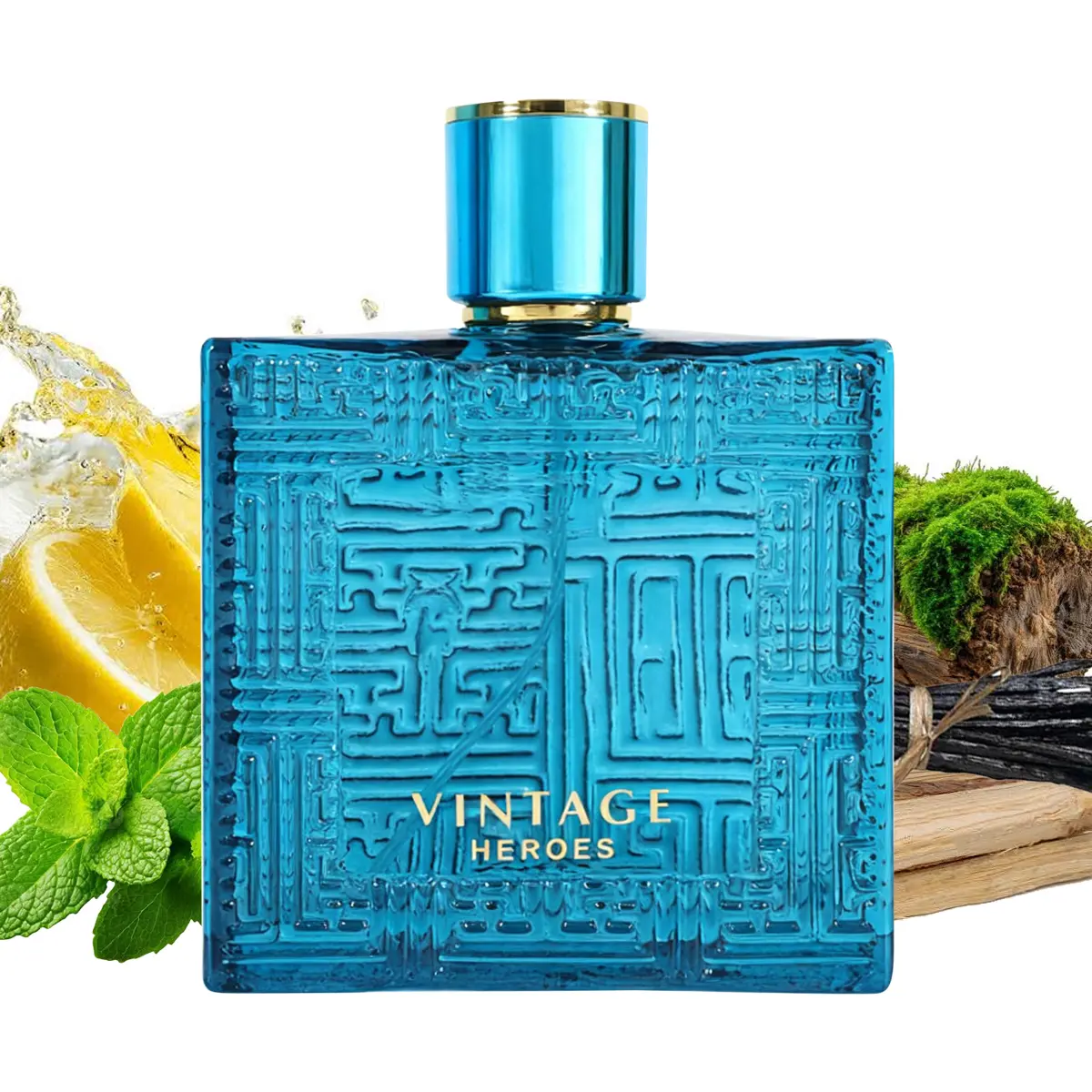 Heroes Blue Glass Eau De Parfum Natural Spray 100Ml/3.4fl.oz