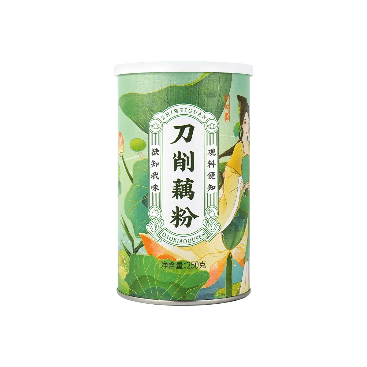 Zhiweiguan Instant Lotus Root Starch Powder - Hangzhou Specialty, 250g, Traditional Chinese Breakfast Drink, Easy Mix