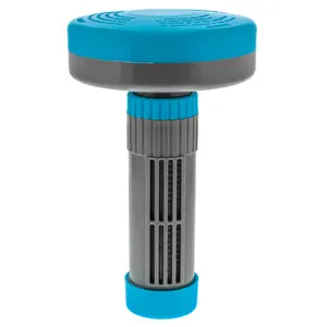 Floating Spa, Hot Tub & Small Pool Chlorine and Bromine Chemical Dispenser - Holds 1" Tablets, 13 Flow Level Control Settings