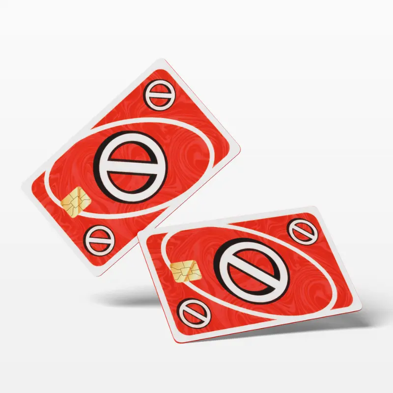 Uno Skip Card Red (Holographic) - TikTok Shop