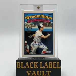 Sports 1989 Cal Ripken On-Card Autograph #1 Dream Team 1/1 Topps Signed - Hall of Famer Trading Cards