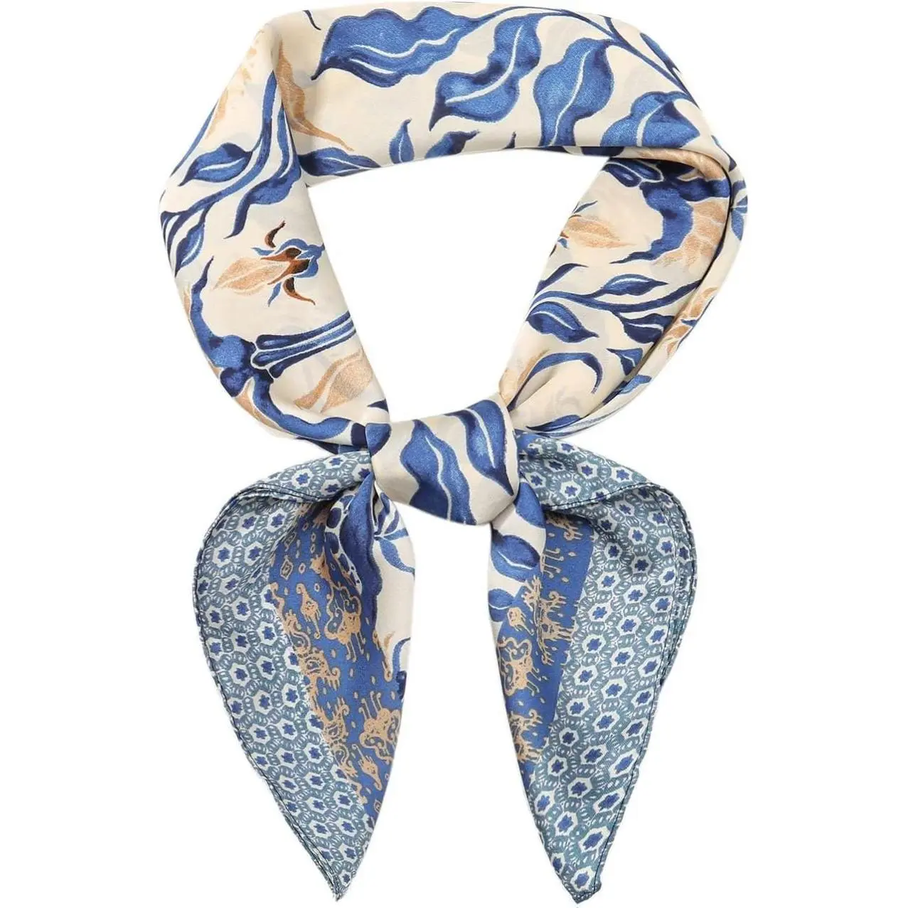 Women Head Hair Scarf – Satin Silk-Like Sleeping Hair Wrap, Nighttime Scarf, 27.5 Inches