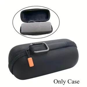 EVA Speaker Case for JBL Flip 3/4/5/6, Shockproof Protective Carrying Bag with Handle, Portable Outdoor Storage Case (Case Only, No Speaker Included)