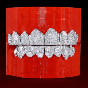 GBT Mosaic Set Custom Moissanite Grillz-Elevate Your Style with Luxurious Grillz