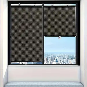 Easy Install No Drilling Insulated Sunshade Cover, Suction Cup Expandable for Kitchen Balcony Living Room Glass Windows