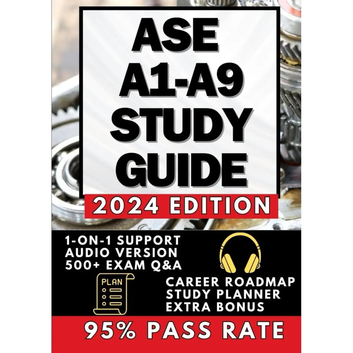 ASE A1-A9 Study Guide: The All-in-One 700-Page Automotive Encyclopedia! 95% Pass Rate, Zero Guesswork, 40% Faster Learning + AUDIO, 500+ Q&A, CAREER ROADMAP, 1-ON-1 SUPPORT, 90-DAY STUDY PLANNER