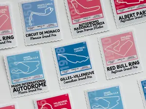 F1 Track Stamp Stickers V1 | Monaco, Monza, Australia, Canada, Austria, Miami | Waterproof Vinyl | Racing Aesthetic