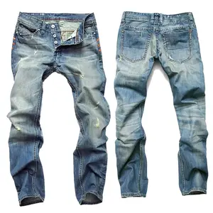 Straight-Leg Slim Fit Men's Jeans