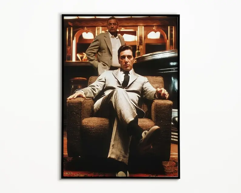 Al Pacino, Michael Corleone Poster, The Godfather Don Michael Corleone, The Godfather Al Pacino Print, Michael Corleone Print