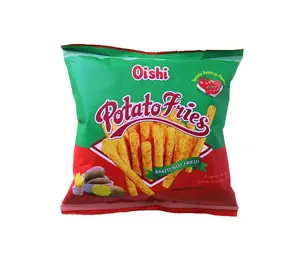Oishi Baked Potato Fries 1.76oz, 4 Pack (Tomato Ketchup)