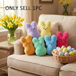Cute Bunny Plush Toy, Soft Comfortable Huggable Stuffed Animal, Easter Basket Filler, Perfect Gift for Valentine's Day, Birthday, Easter