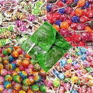 2.5lb Bulk Lollipop Mix (5 Varieties,1 Bag) - Premium Candy Assortment with Tootsie Roll Pops, Chupa Chups, Charms Blow Pops, Tootsie Caramel Apple, and Dum Dums (8oz each)- Perfect for Parties, Care Packages, and Sweet Treats