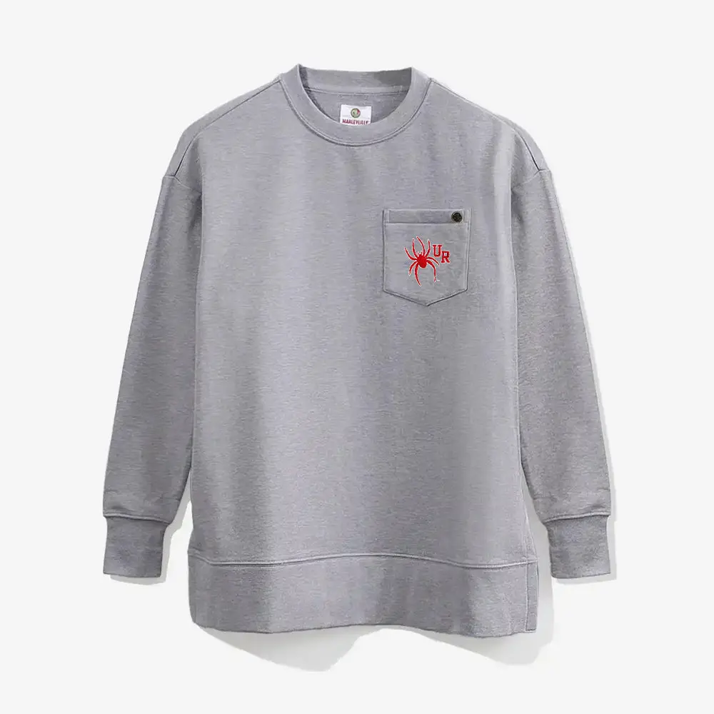 Richmond Spiders Crewneck Sweatshirt | Heathered Gray