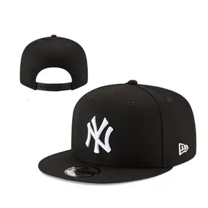 New York Yankees Snapback Cap - Black White NY Logo Streetwear Unisex Hat